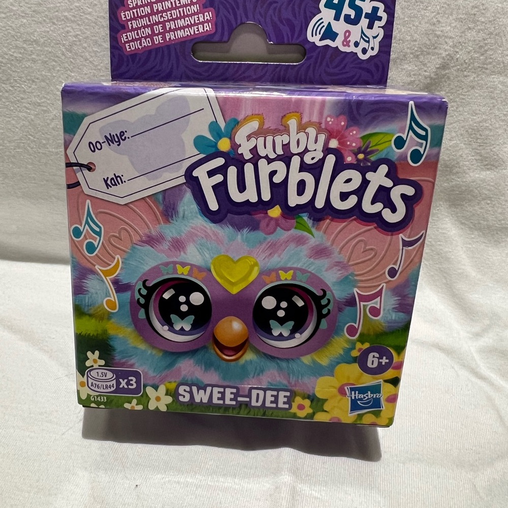 Furby Furblets SWEE-DEE Mini Electronic Plush Toy - BRAND NEW